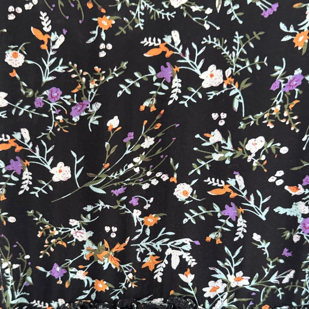 Chic Soul Black Floral Dress - Picture 3 of 4